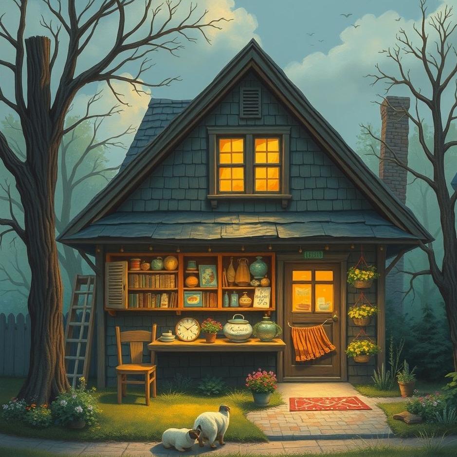 Dream : Your neighbor's shop in a dream