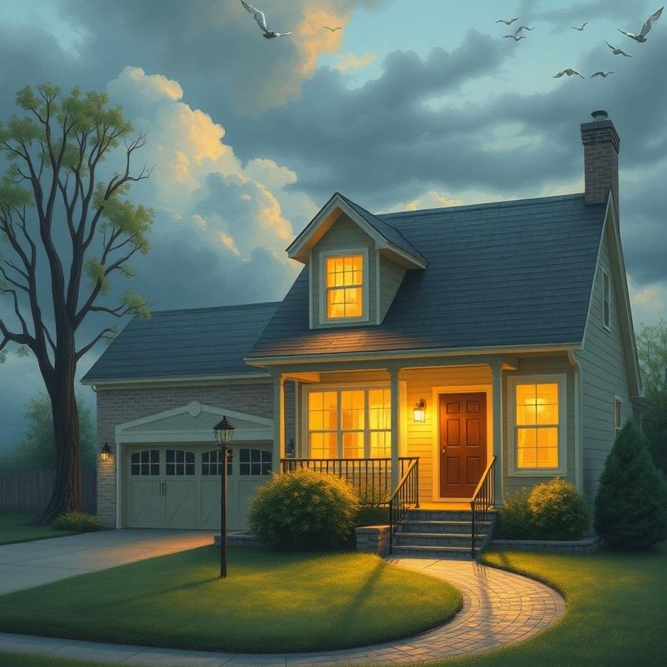 Dream : Your neighbor at home in a dream