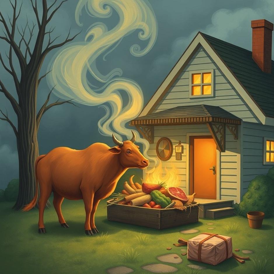 Dream : Your neighbor bring meat to your home in a dream