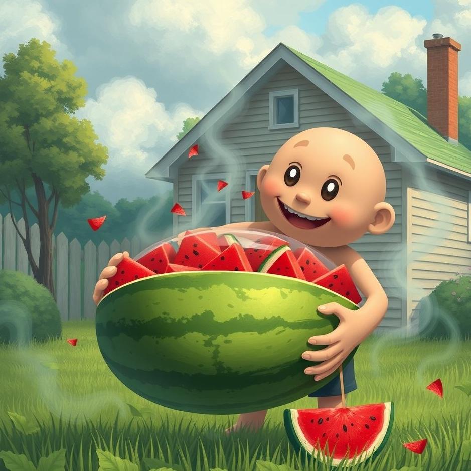 Dream : Your neighbor bring watermelon in your dream
