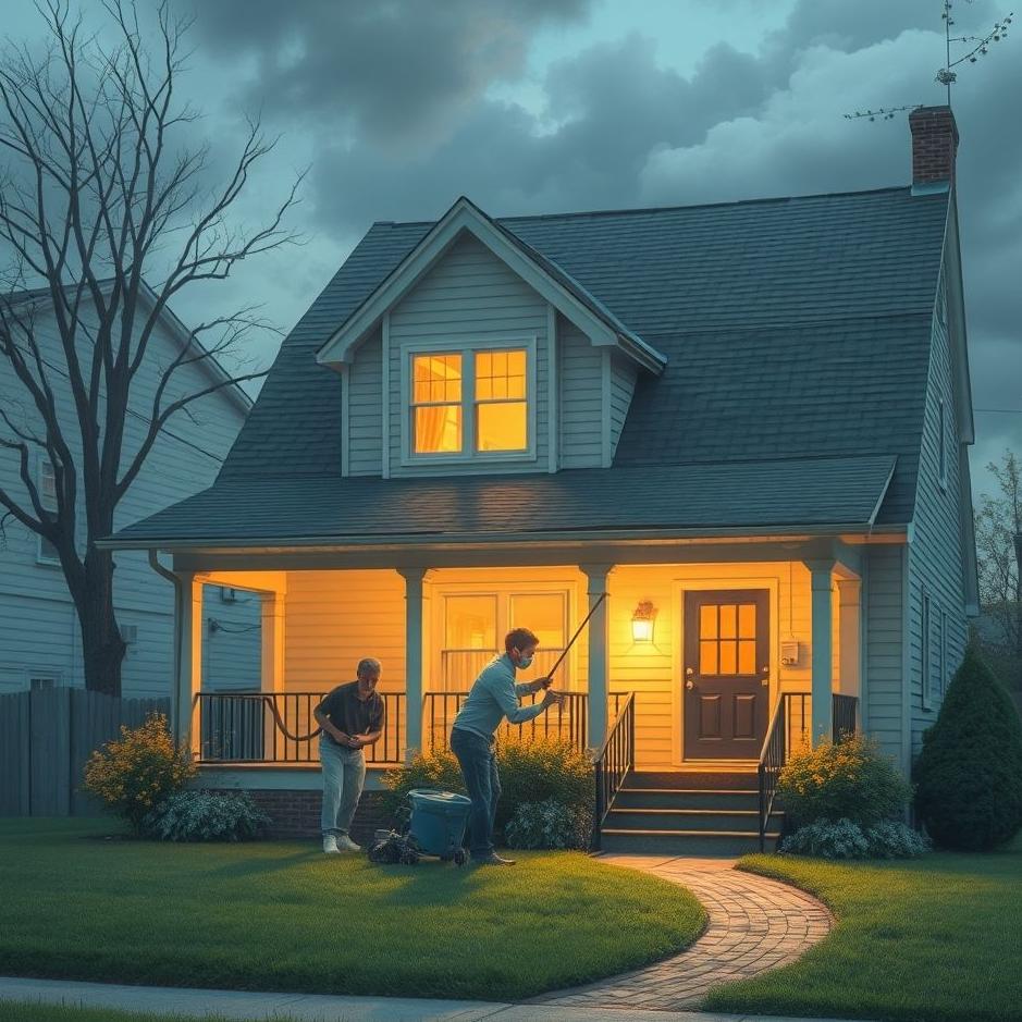 Dream : Your neighbor cleaning my house in a dream