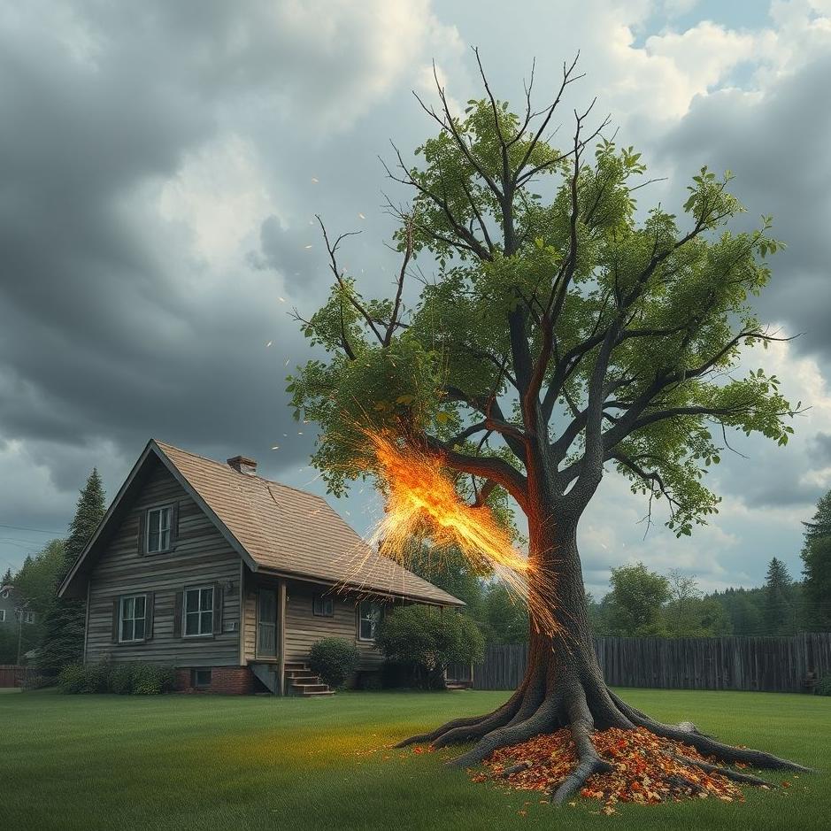 Dream : Your neighbor cutting down a tree in a dream