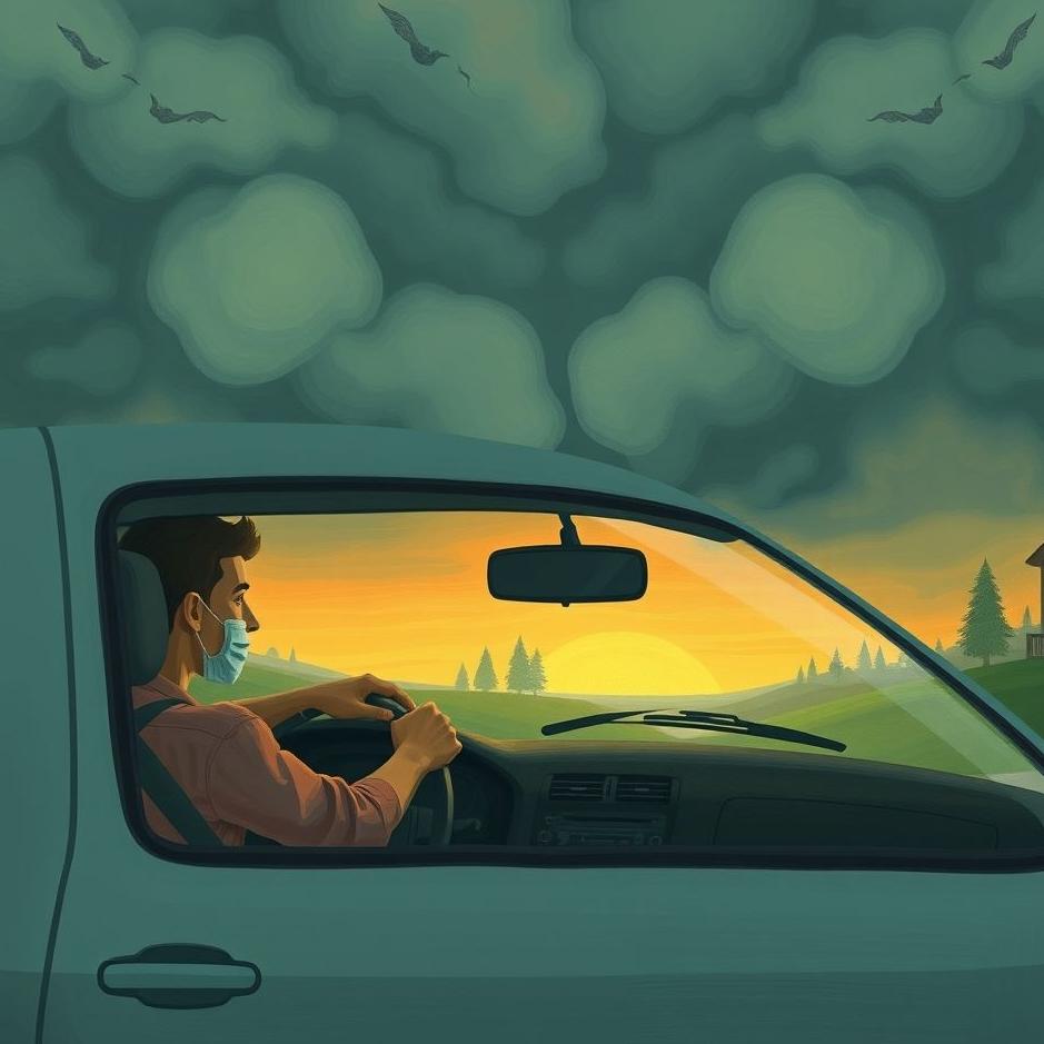 Dream : Your neighbor driving a car in a dream