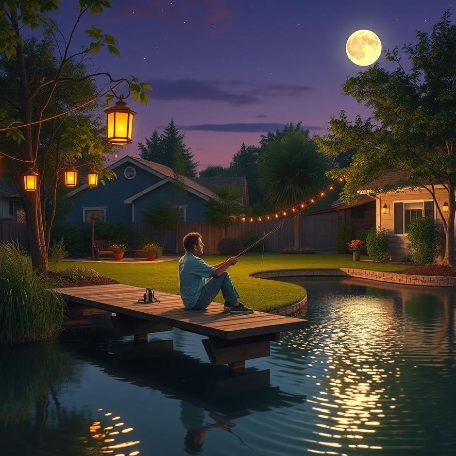 Dream : Your neighbor fishing in a dream