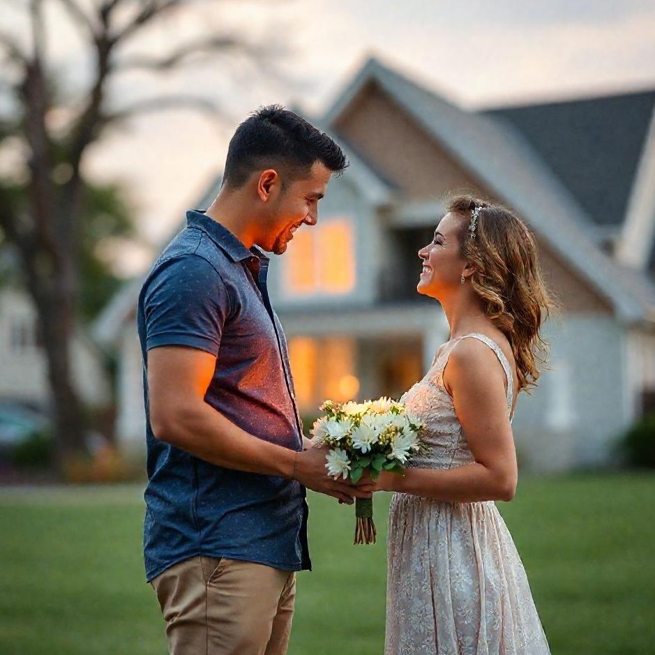 Dream : Your neighbor getting engaged in a dream