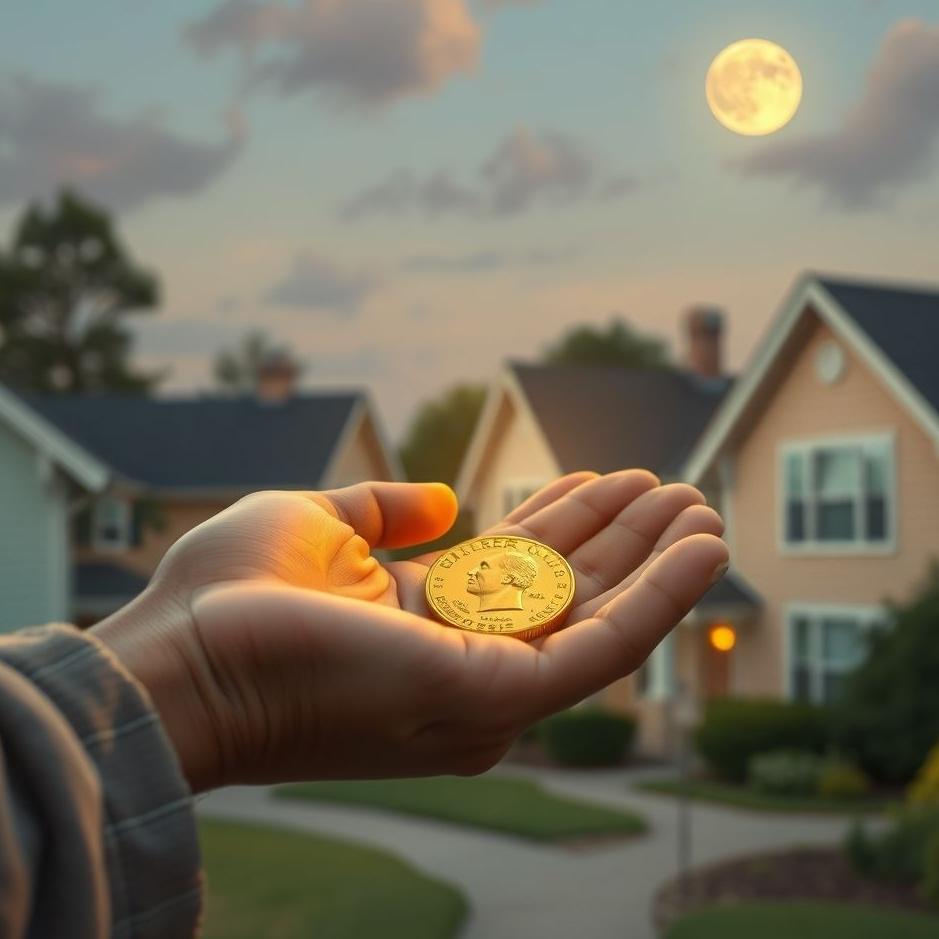 Dream : Your neighbor giving you a quarter of gold in your dream
