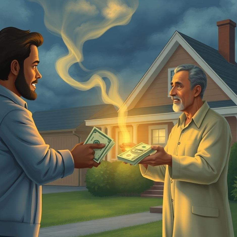 Dream : Your neighbor giving you money in your dream