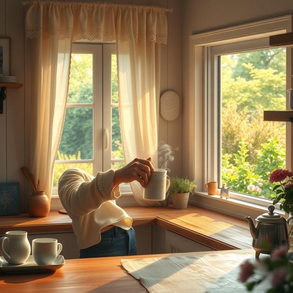 Dream : Your neighbor making coffee in your dream