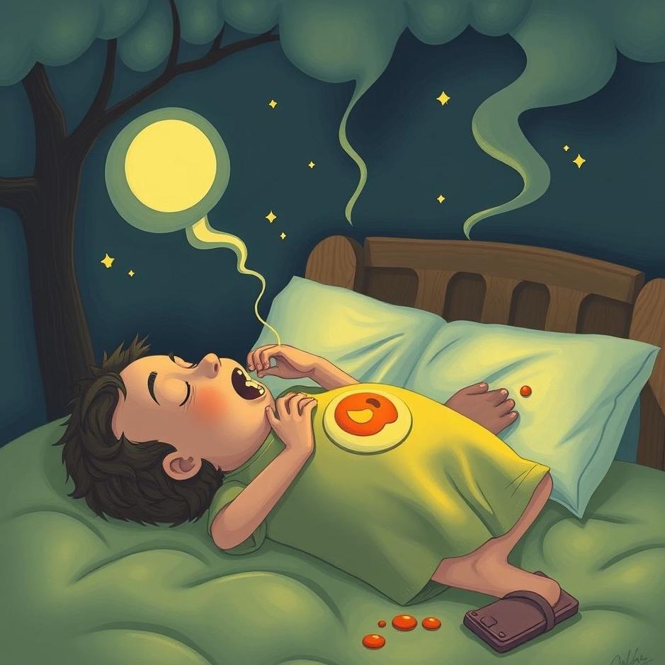 Dream : Your neighbor vomiting in a dream