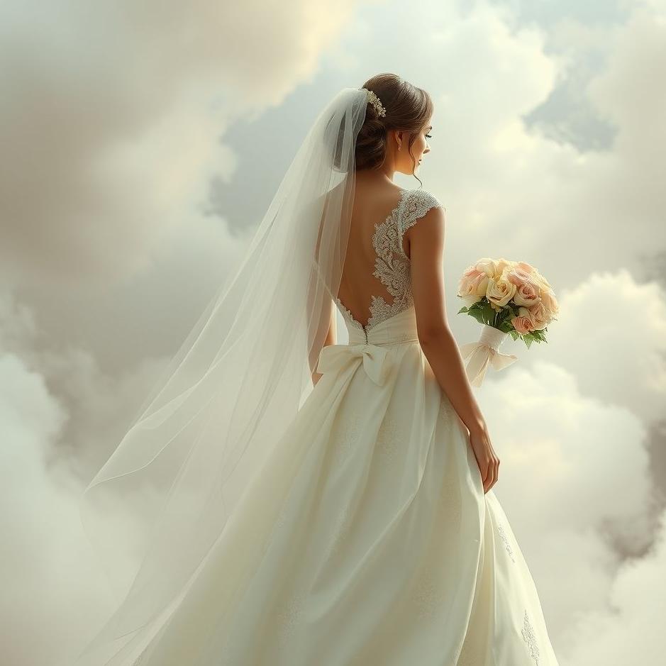 Dream : Your neighbor wearing a wedding dress in your dream