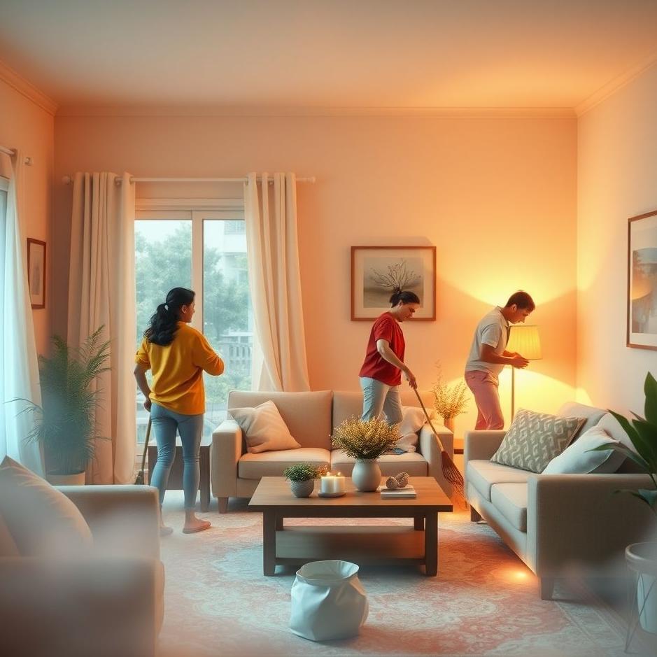 Dream : Your neighbors cleaning your house in a dream