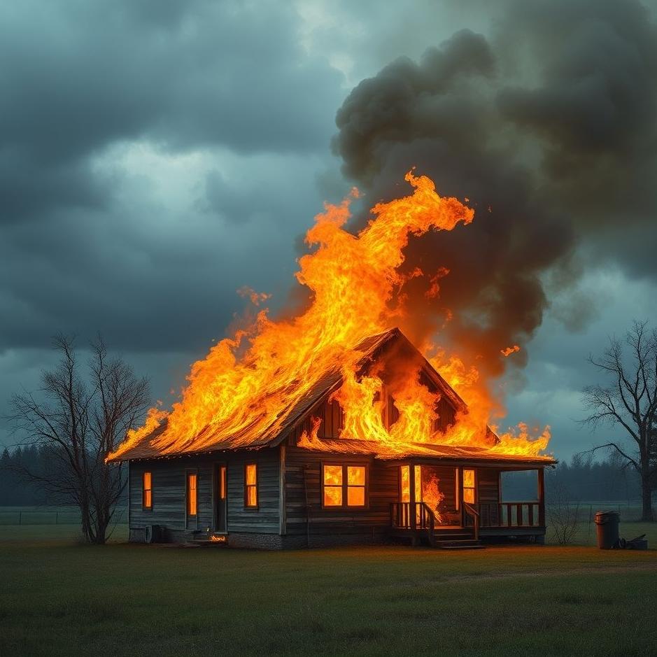 Dream : Your old house burn down in your dream
