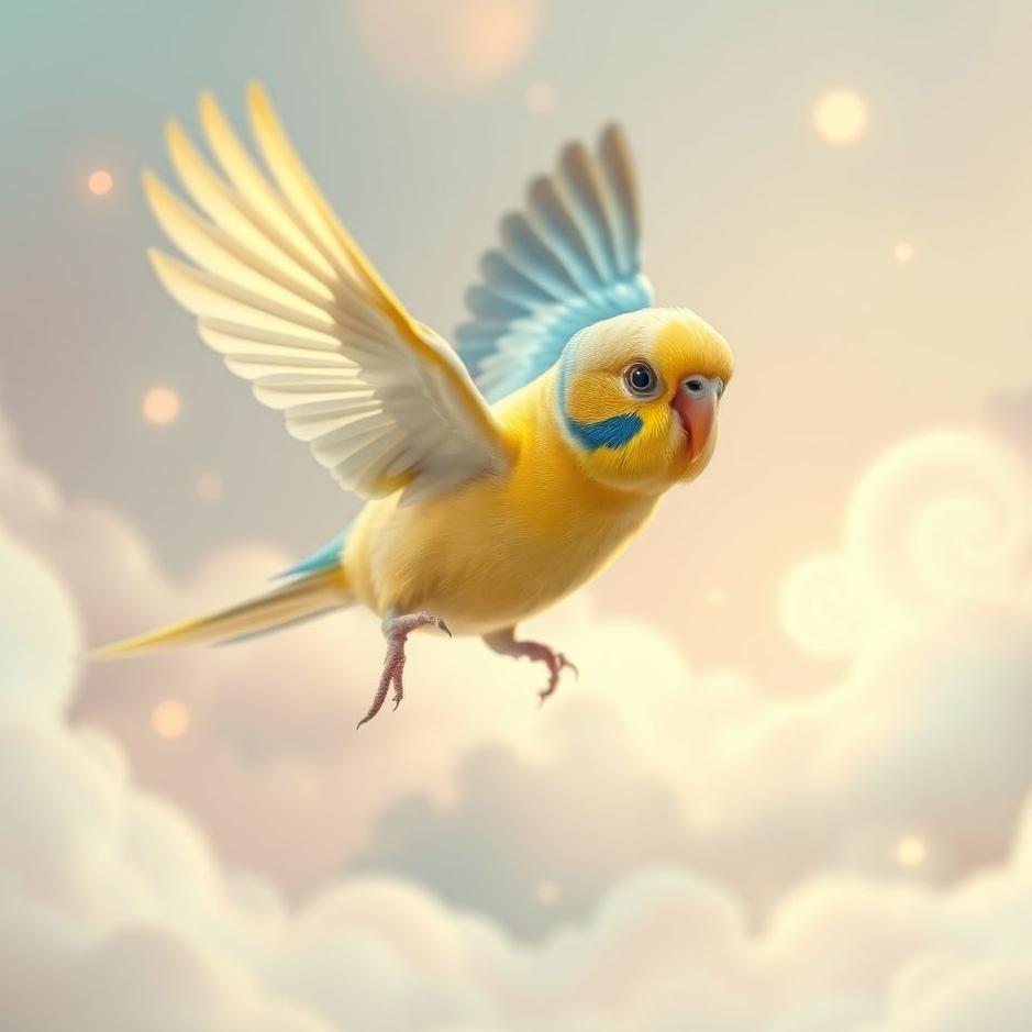 Dream : Your own budgie running away in a dream