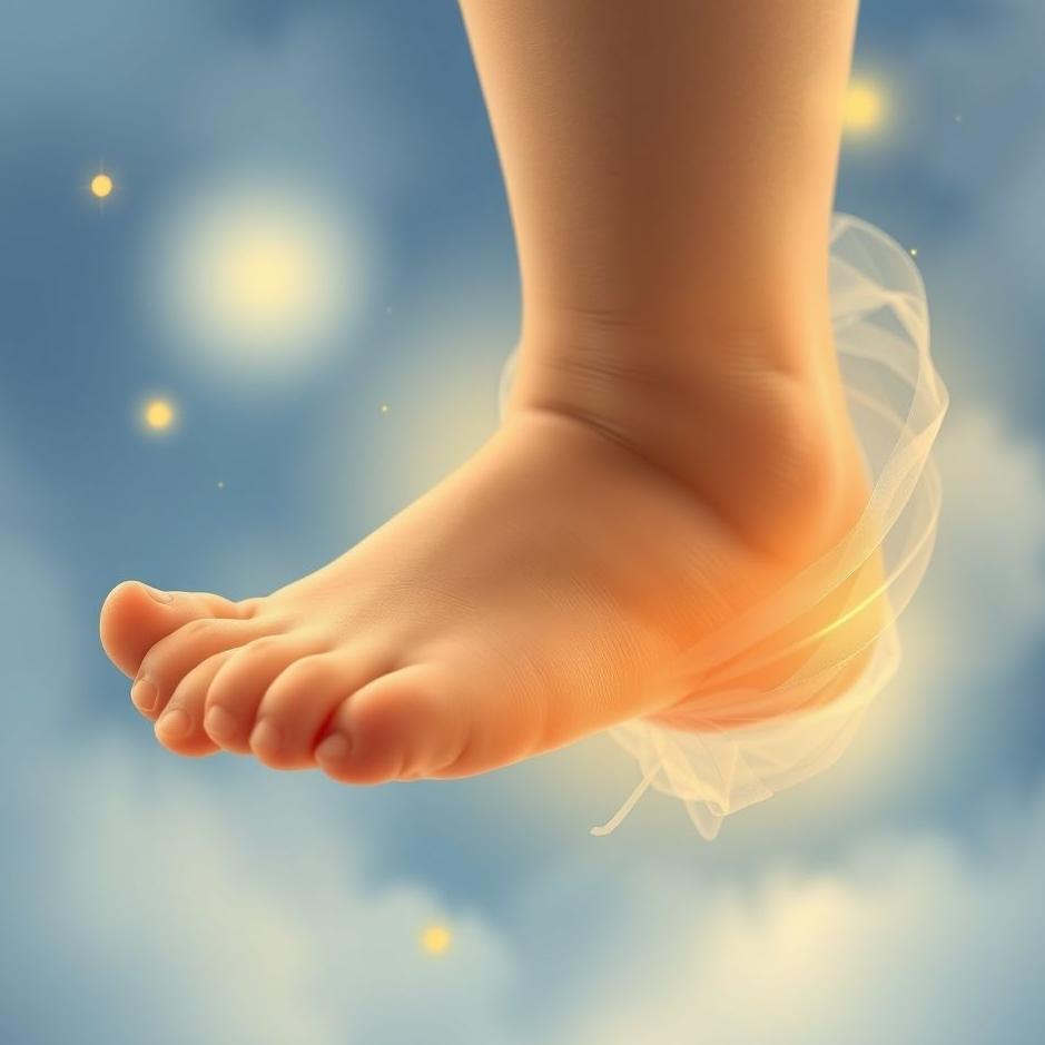 Dream : Your own child's foot in a dream