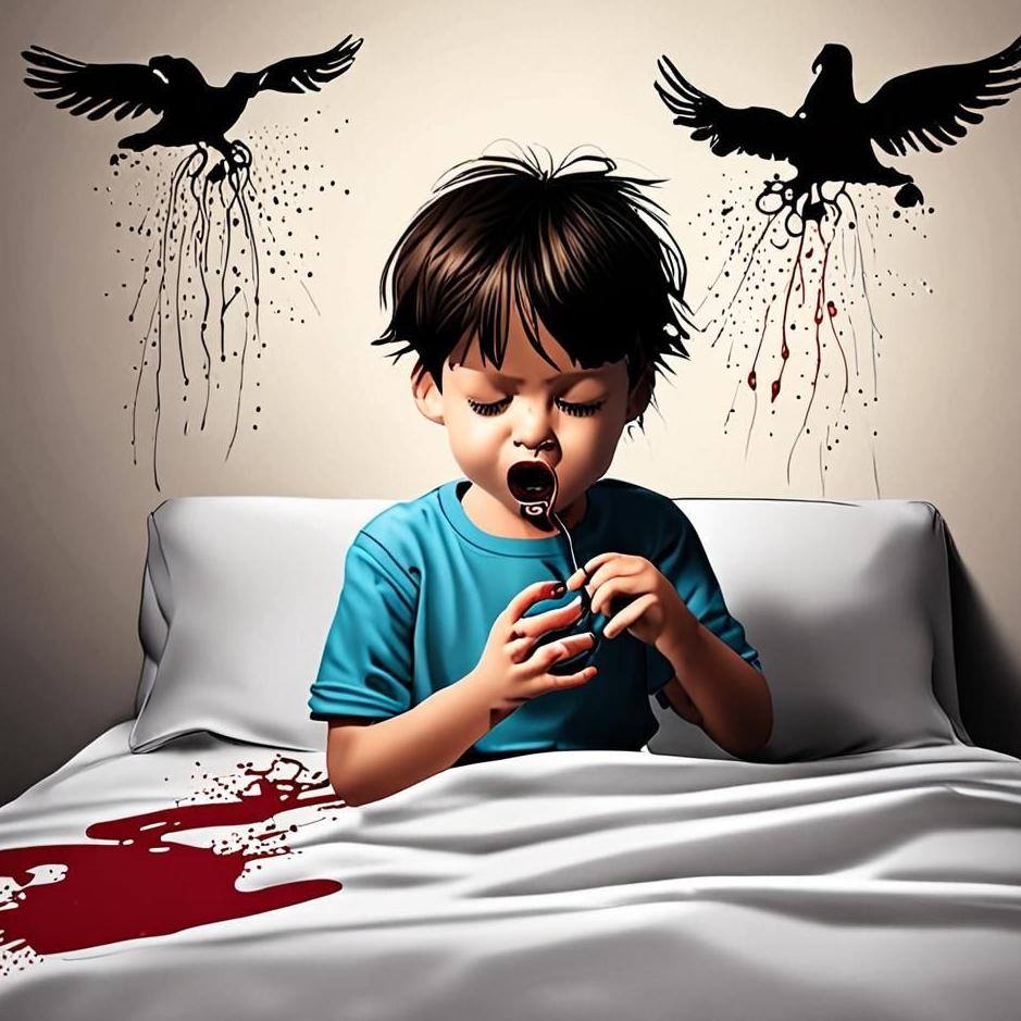 Dream : Your own child vomiting blood in a dream