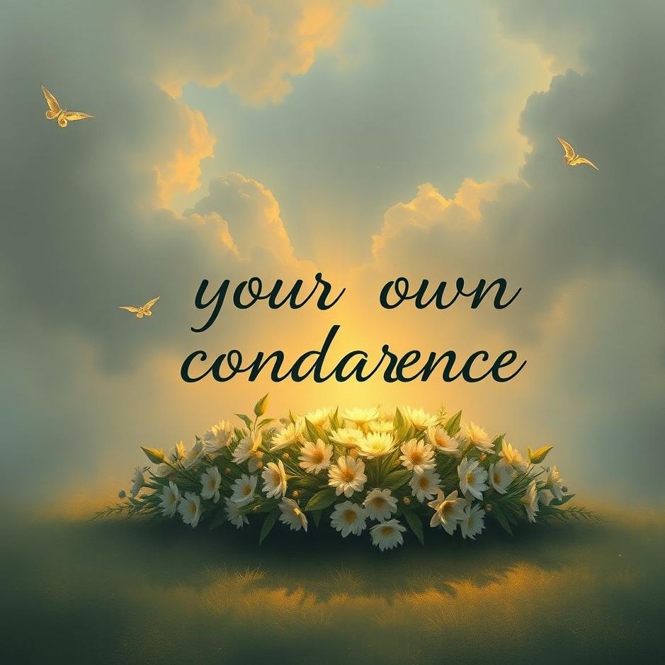 Dream : Your own condolence in a dream