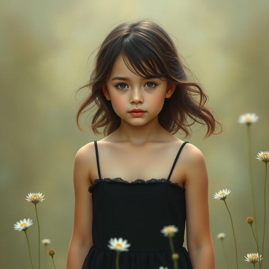 Dream : Your own daughter in a black dress in a dream