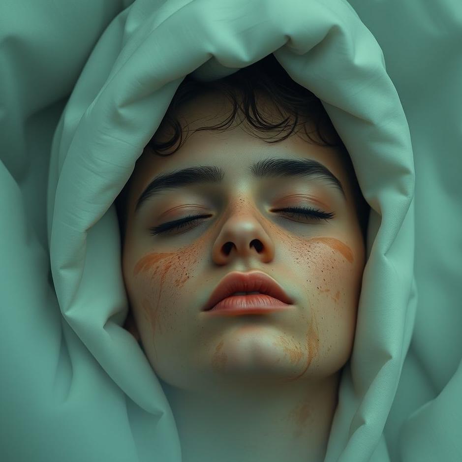 Dream : Your own face dirty in a dream