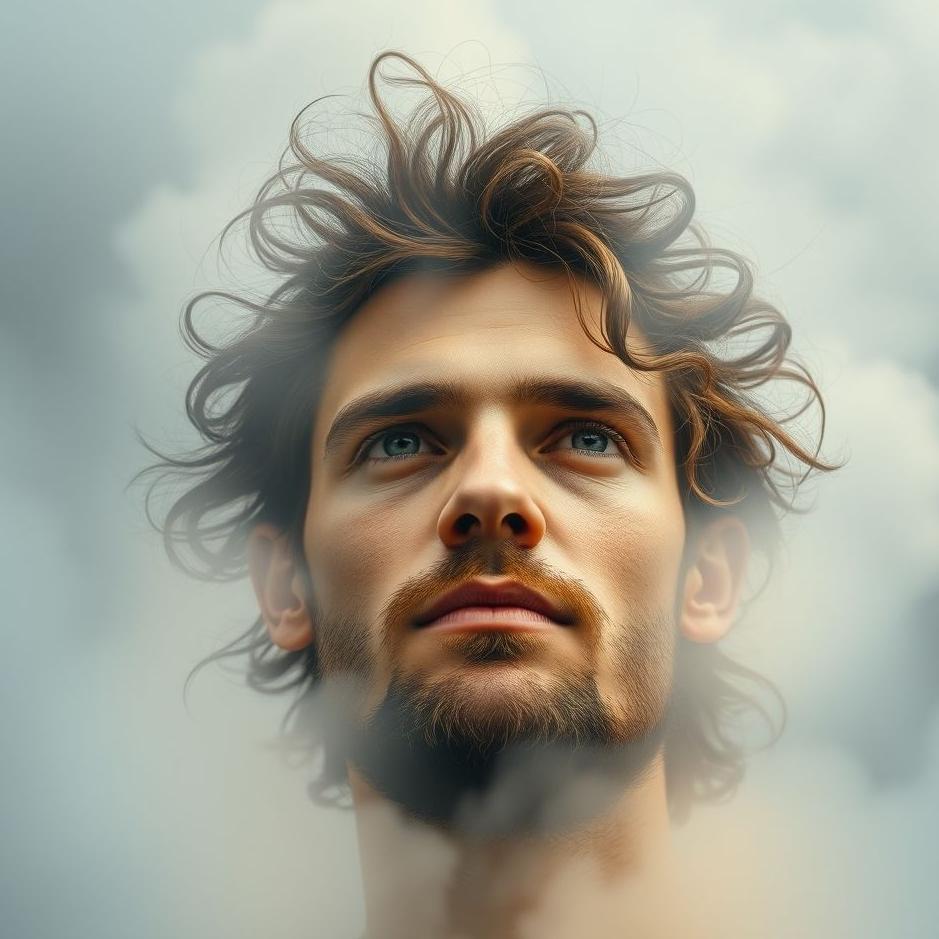 Dream : Your own face hairy in a dream