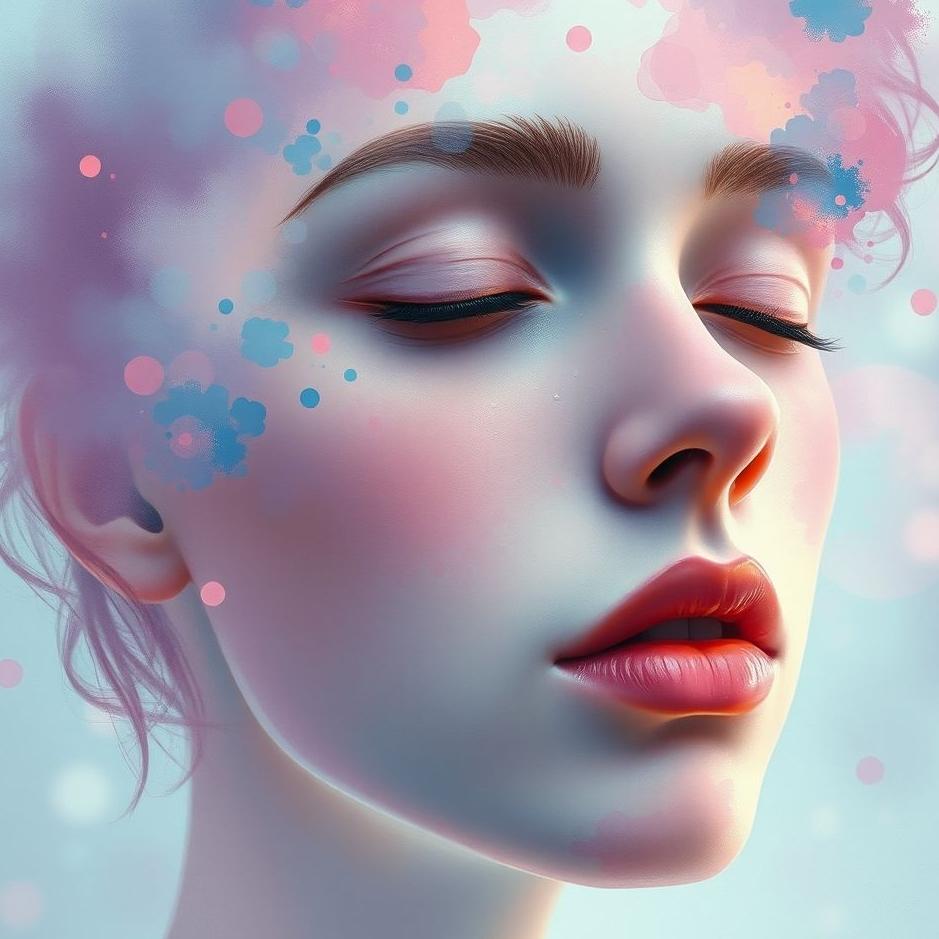 Dream : Your own face stained in a dream