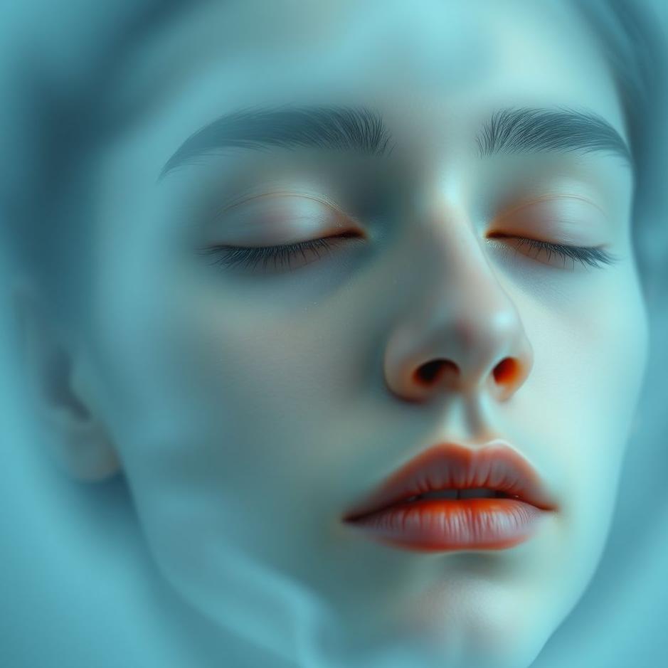 Dream : Your own face turning white in a dream