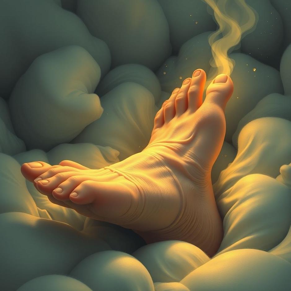 Dream : Your own foot cut off in a dream