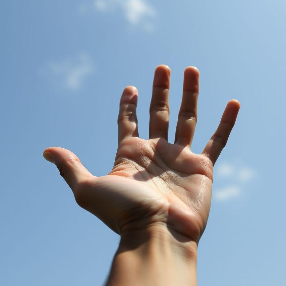 Dream : Your own hand black in a dream