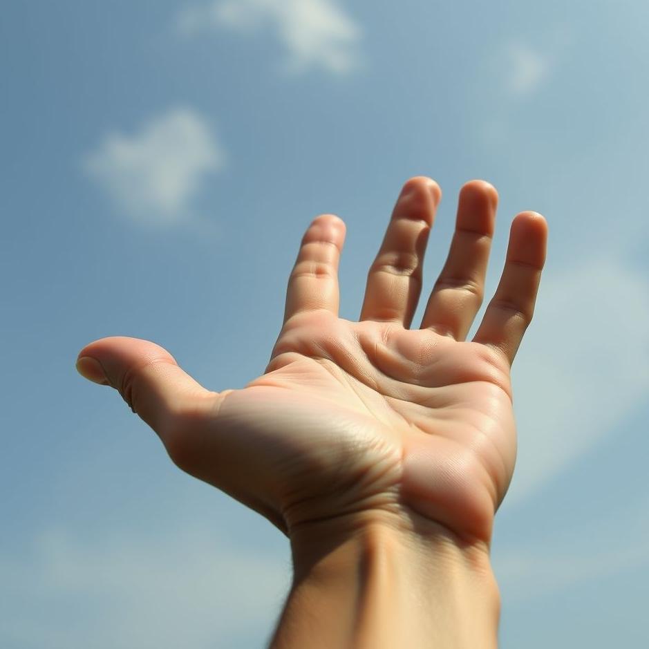 Dream : Your own hand swollen in a dream