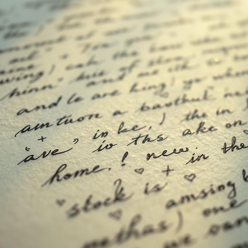 Dream : Your own handwriting in a dream