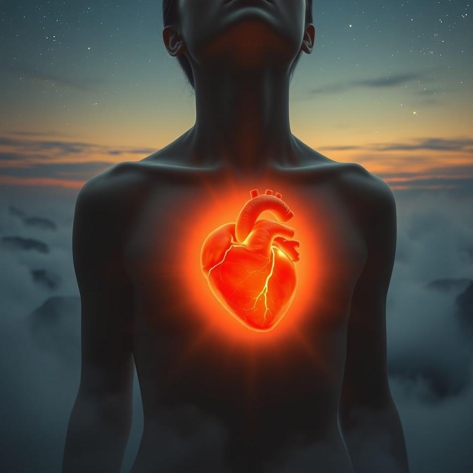 Dream : Your own heart aching in a dream