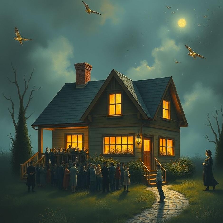 Dream : Your own house crowded in a dream