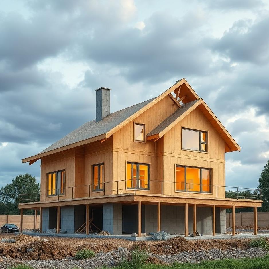 Dream : Your own house under construction in a dream