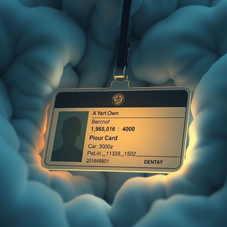 Dream : Your own identity card in a dream