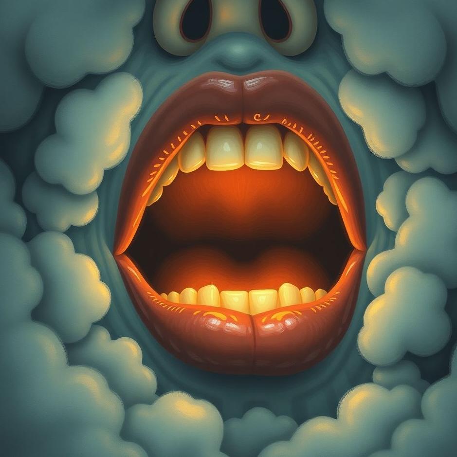 Dream : Your own mouth in a dream