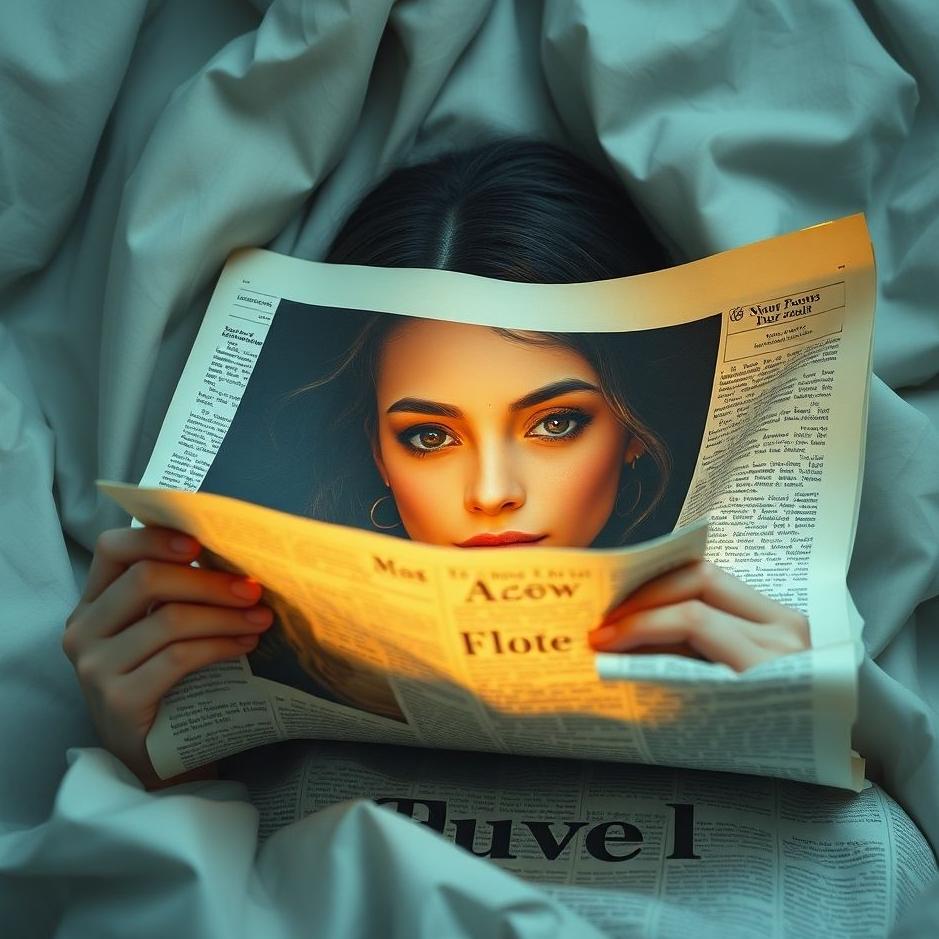 Dream : Your own picture in a newspaper in a dream