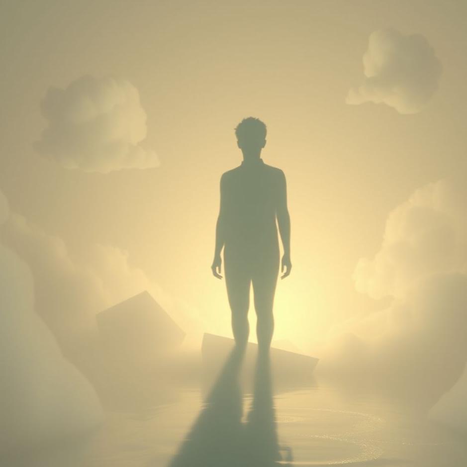 Dream : Your own shadow in a dream