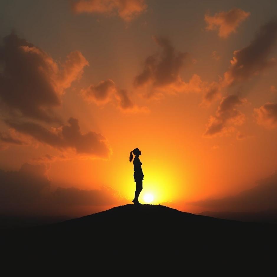 Dream : Your own silhouette in a dream