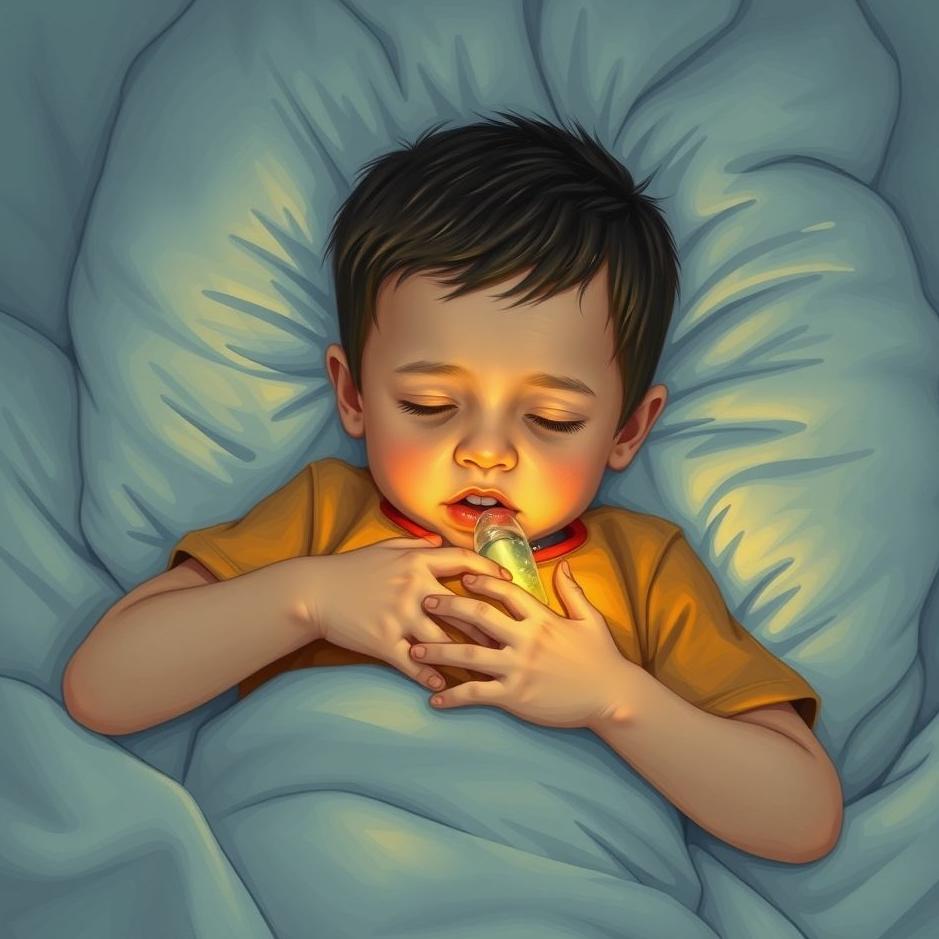 Dream : Your own son vomiting in a dream