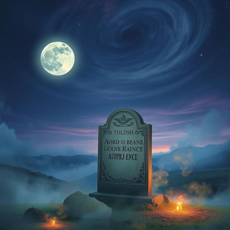 Dream : Your own tombstone in a dream