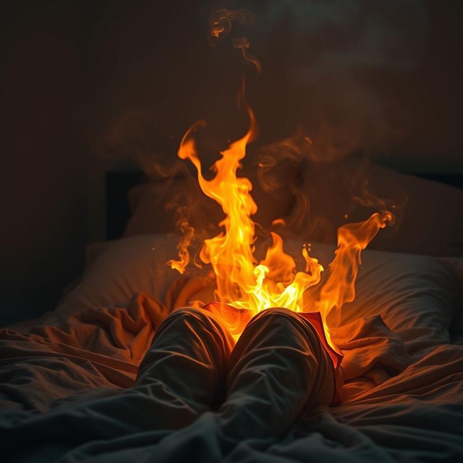Dream : Your pajamas burning in a dream
