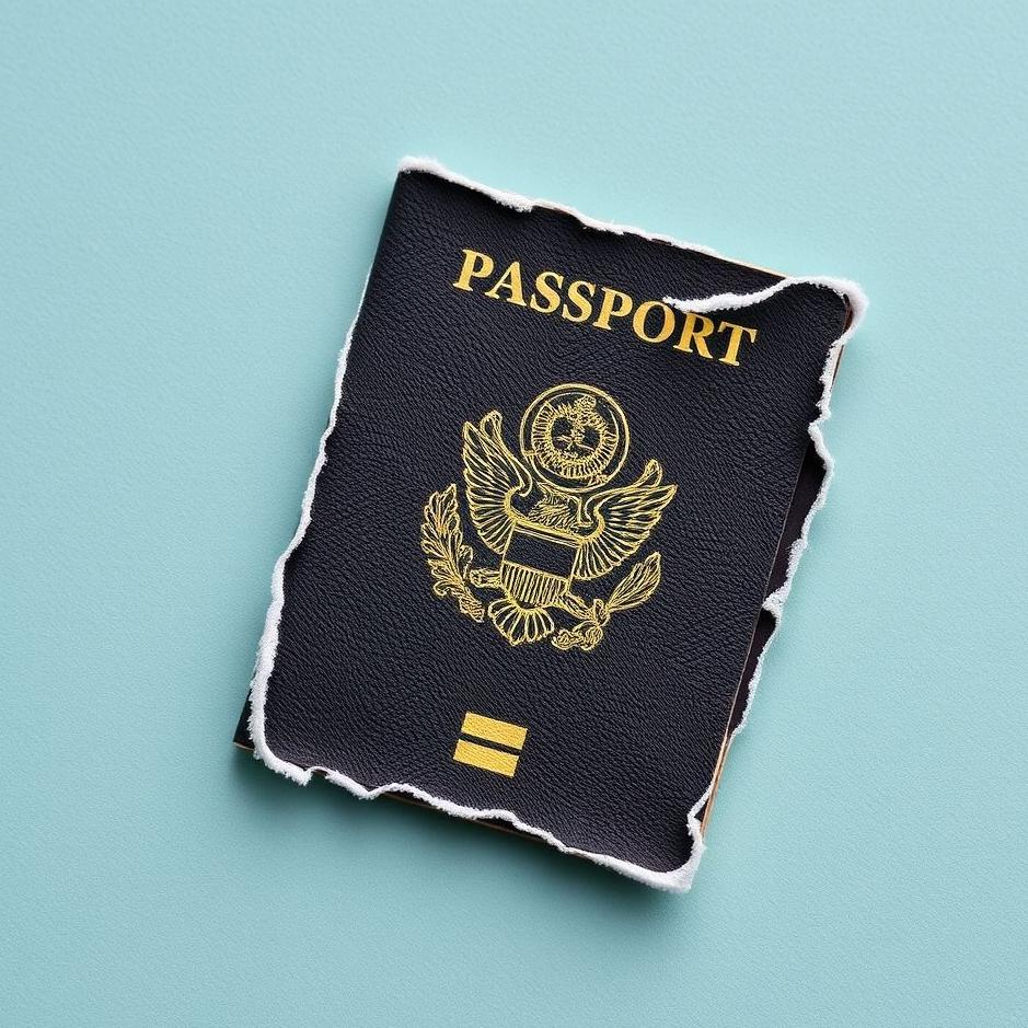 Dream : Your passport torn in a dream