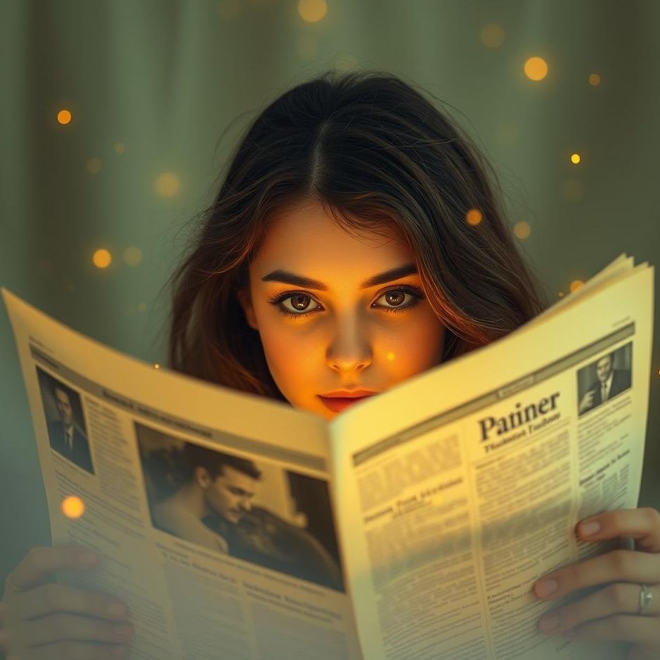 Dream : Your photo in a newspaper in a dream