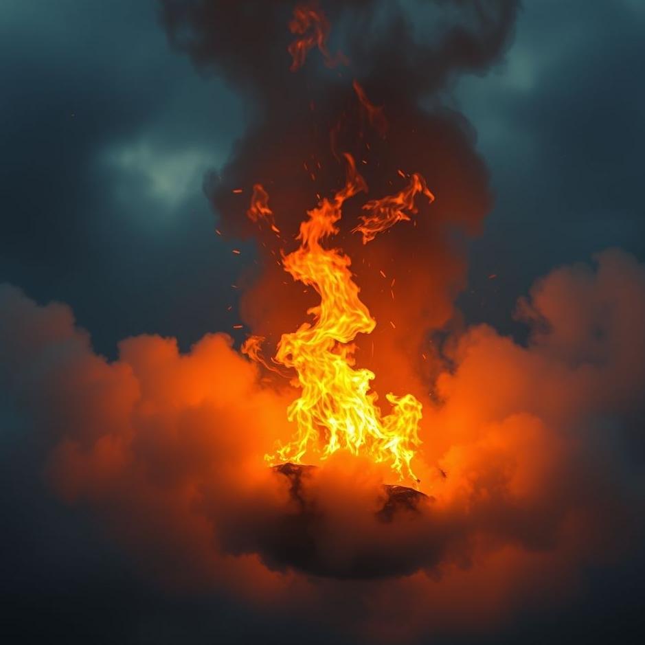 Dream : Your picture burning in a dream