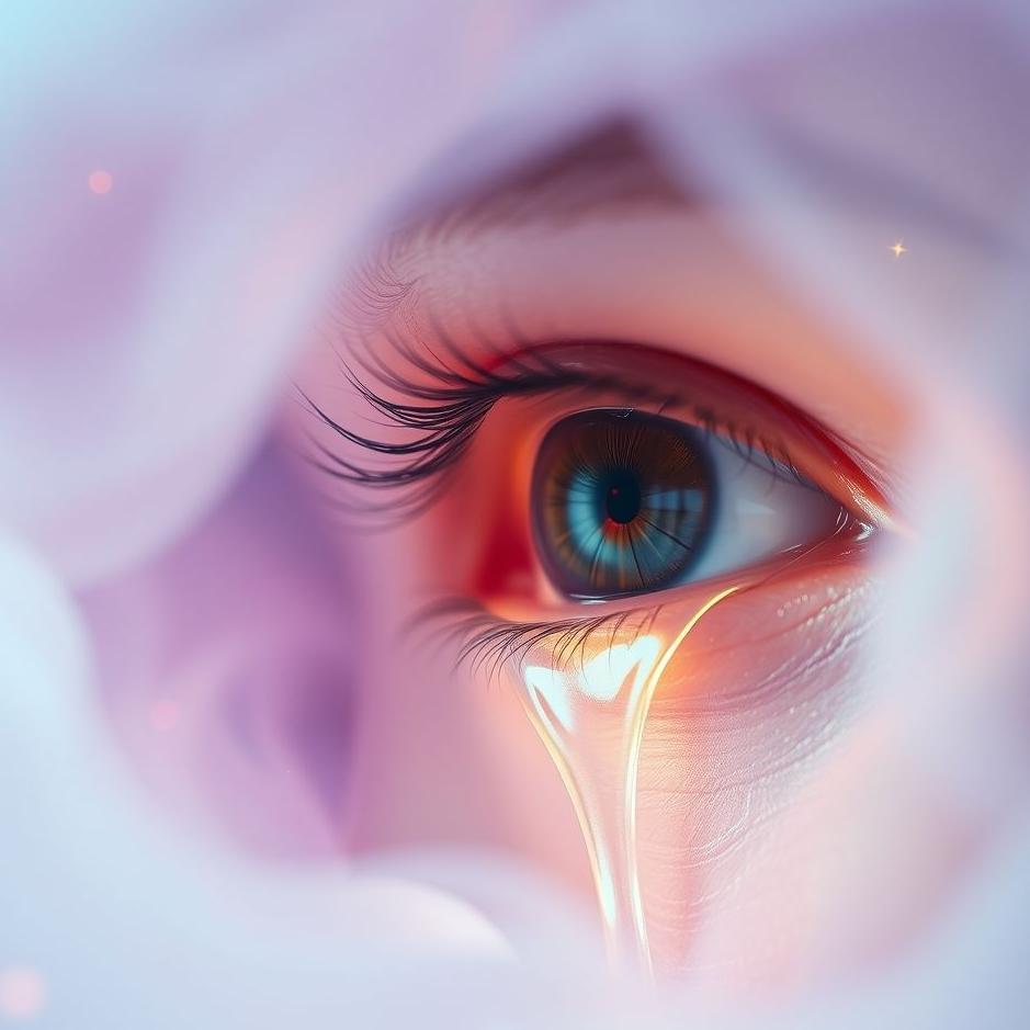 Dream : Your right eye flowing in a dream