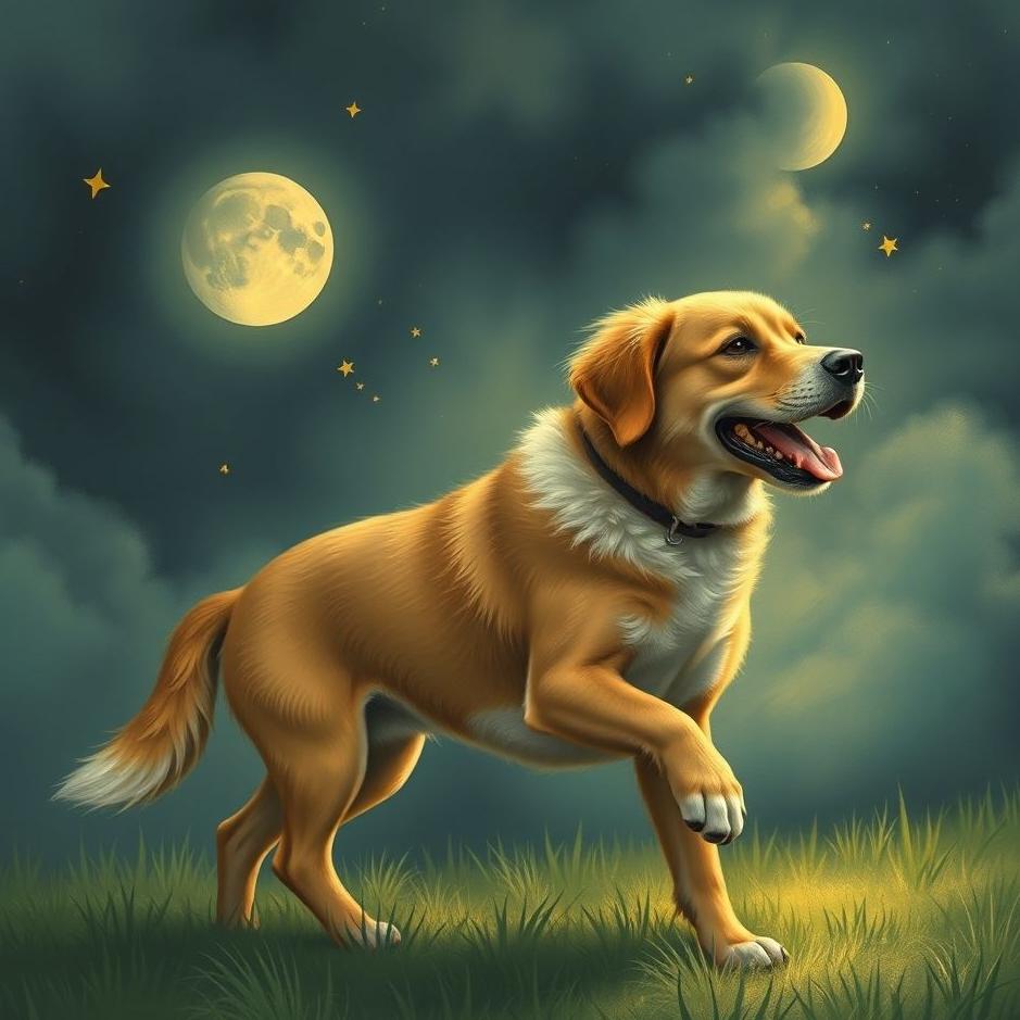 Dream : Your right foot bitten by a dog in a dream