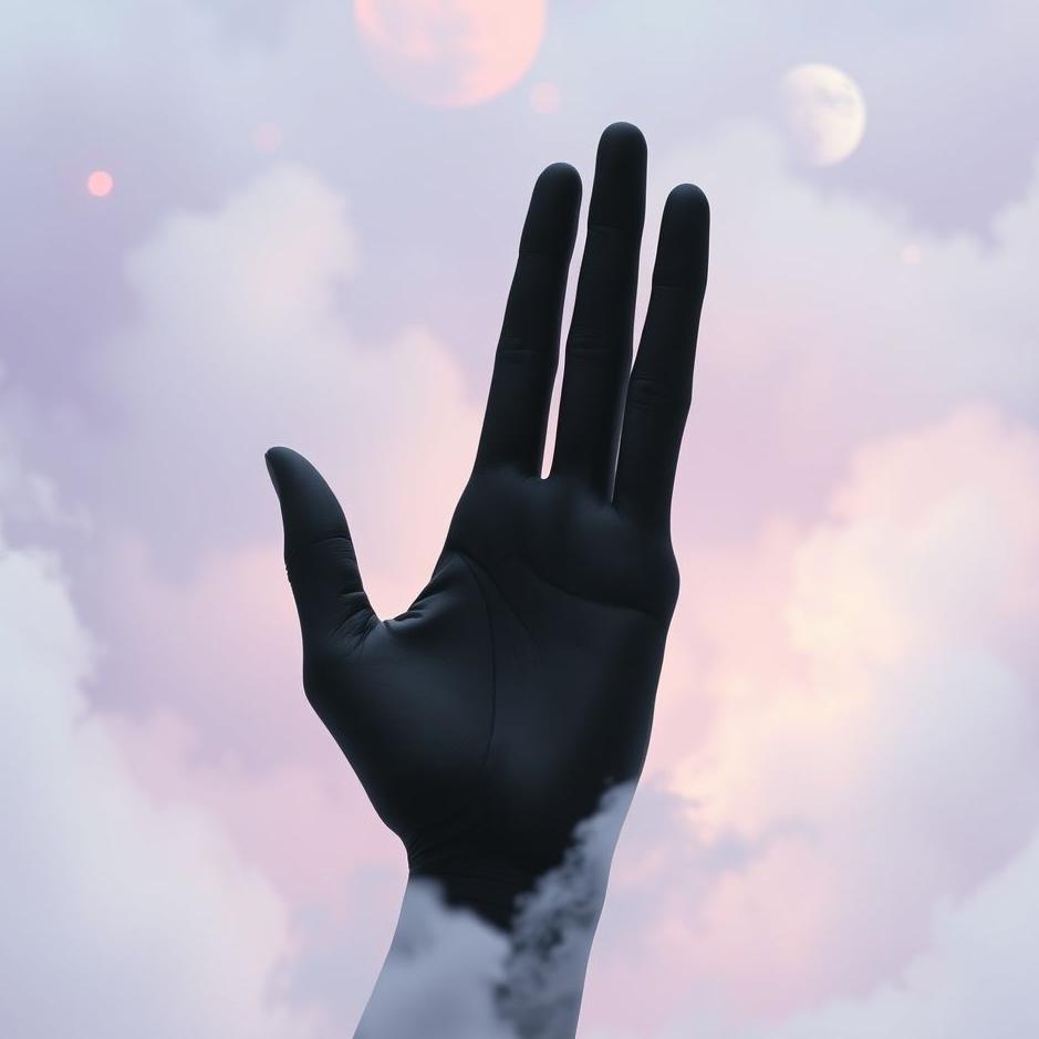 Dream : Your right hand black in a dream