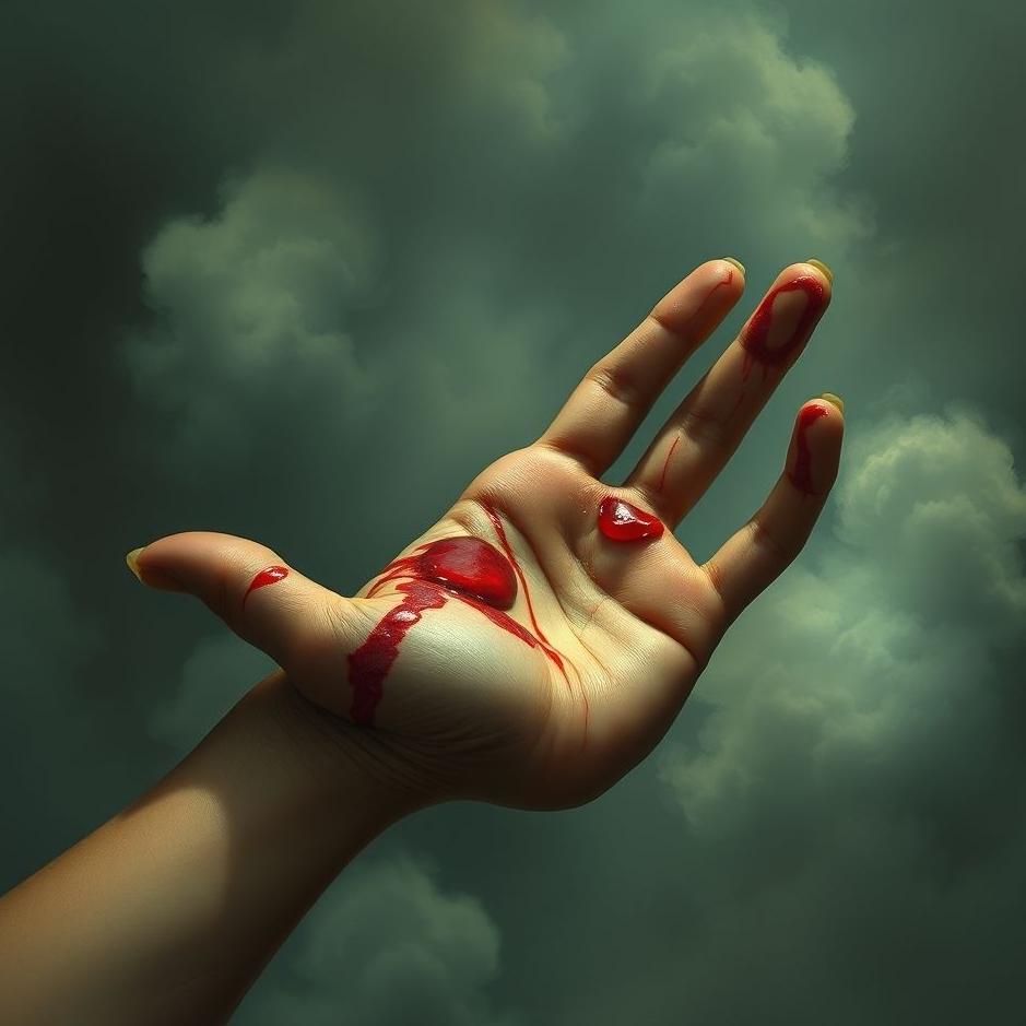 Dream : Your right hand cut off and bleeding in a dream
