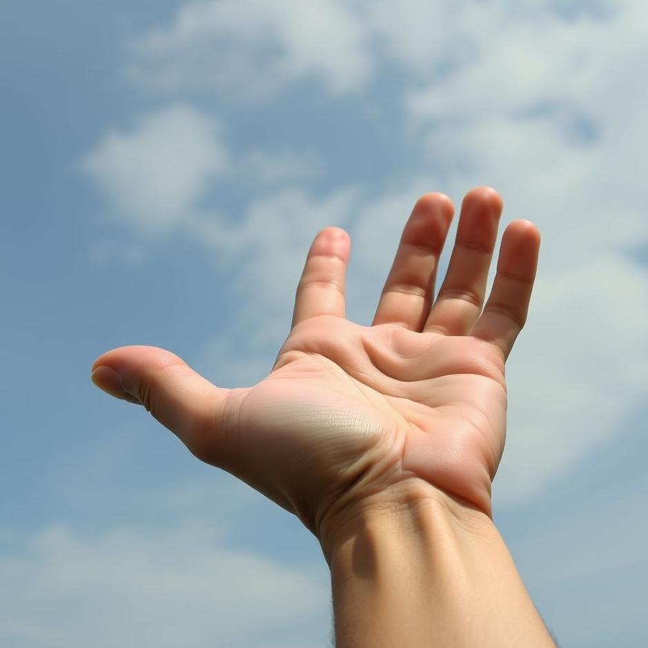 Dream : Your right hand swollen in a dream