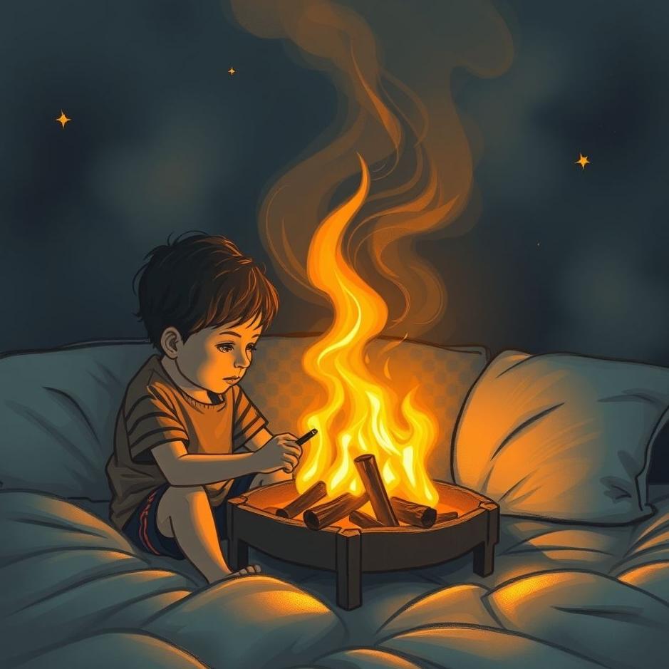 Dream : Your sibling burning in a dream