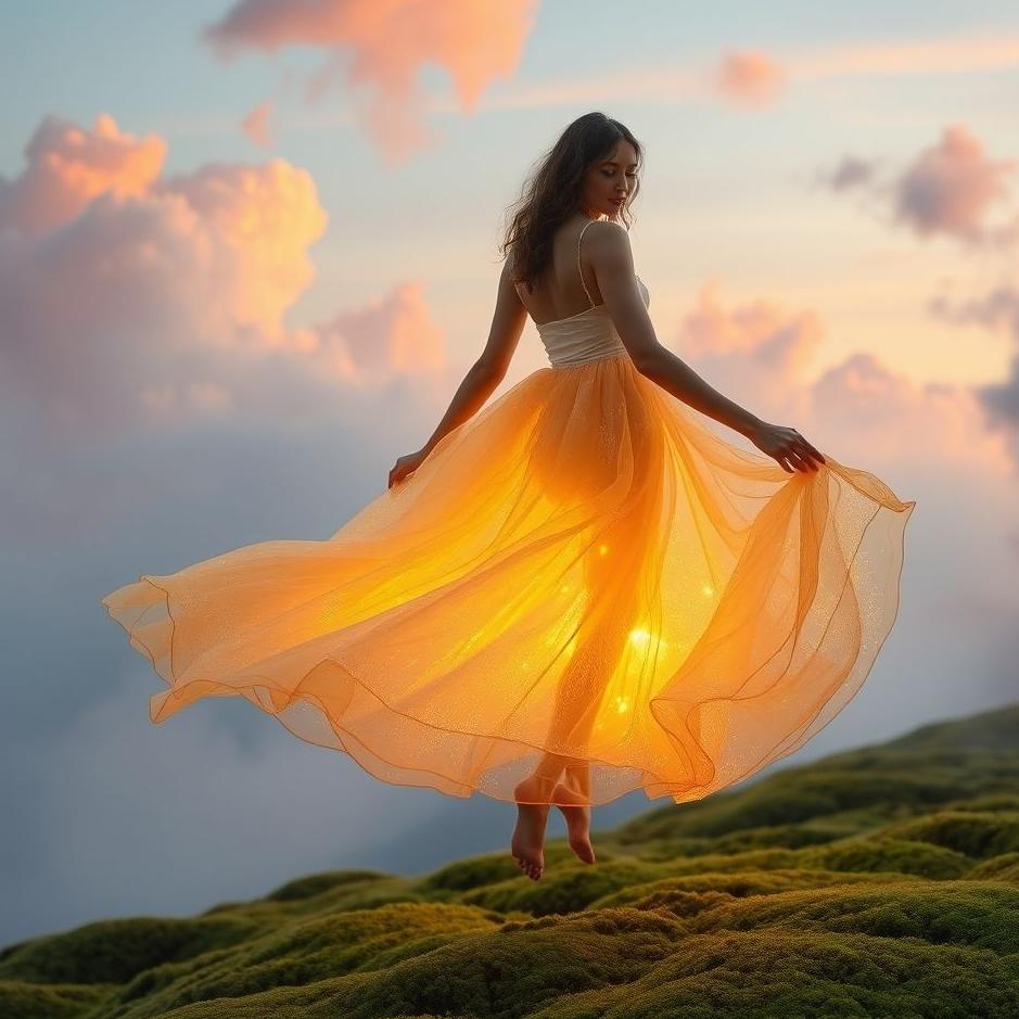 Dream : Your skirt filled with gold in your dream